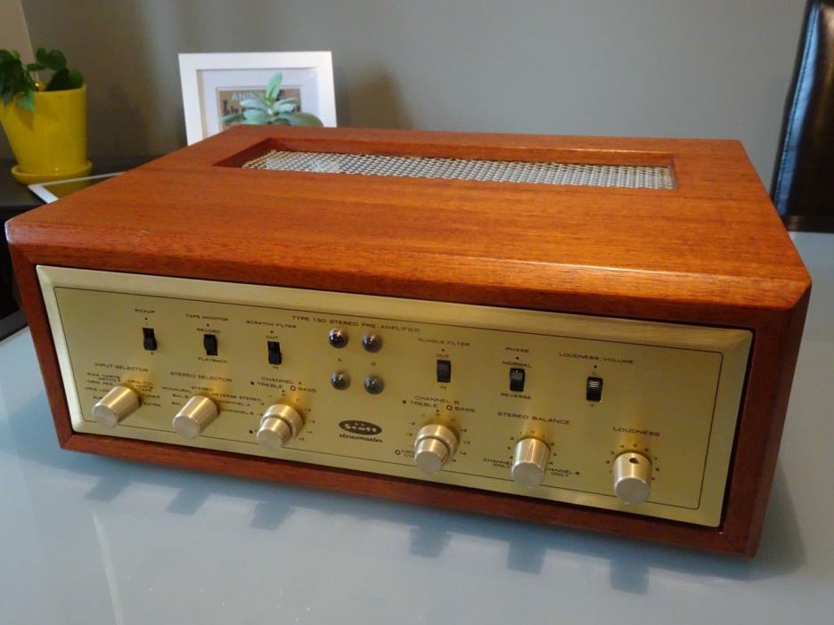 HH Scott 130 Tube Pre amplifier, excellent and restored
