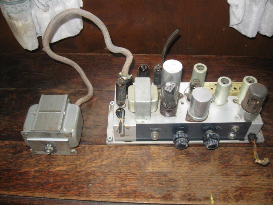 Vintage Bell & Howell Sound - Audio Tube Amplifier chassis