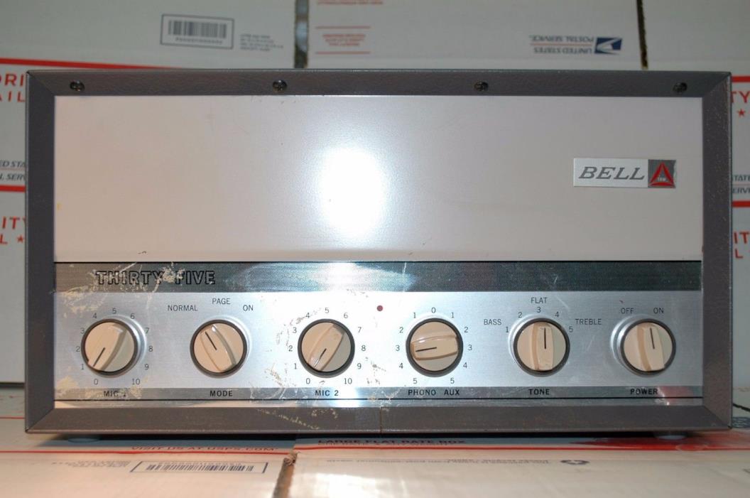 RARE Bell Sound Systems/TRW Model THIRTY-FIVE Mono Tube Amplifier High Fidelity