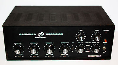 VINTAGE GROMMES PRECISION AMPLIFIER--4 MIC INPUT MICROPHONE AMP--AS-IS/UNTESTED