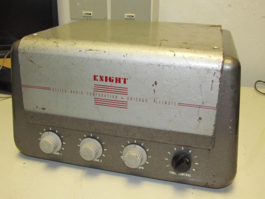 Vintage Knight 93-370 6L6 Tube Amplifier