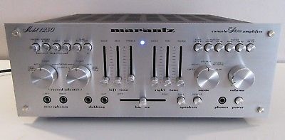 MARANTZ 1250 INTEGRATED STEREO AMPLIFIER WORKS PERFECT PRO SERVICED RECAPPED