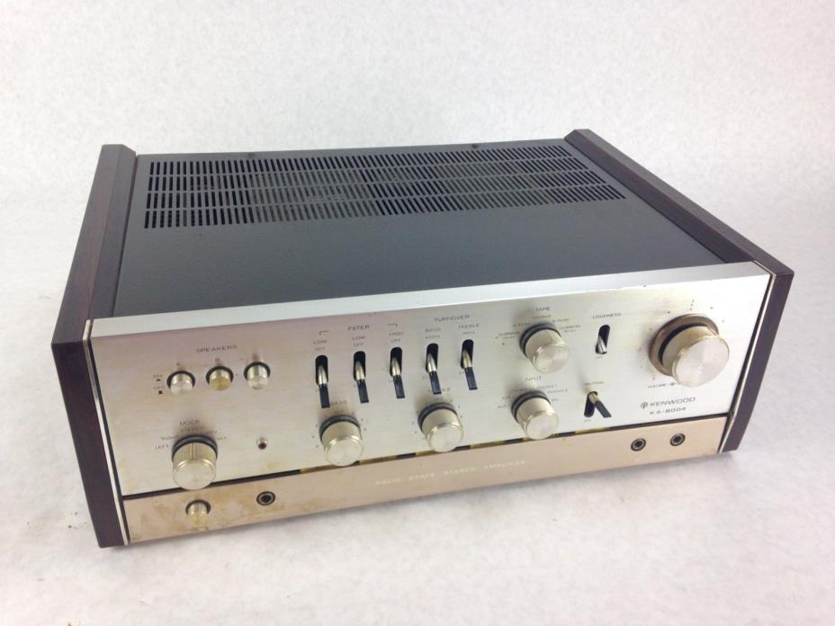 Vintage 70's Kenwood KA-8004 Supreme Integrated Solid State Stereo Amplifier