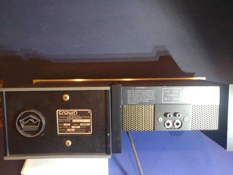 crown d150 amplifier