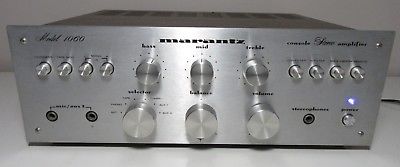 MARANTZ 1060 INTEGRATED STEREO AMPLIFIER WORKS PERFECT CONDITION FULL RECAP LED