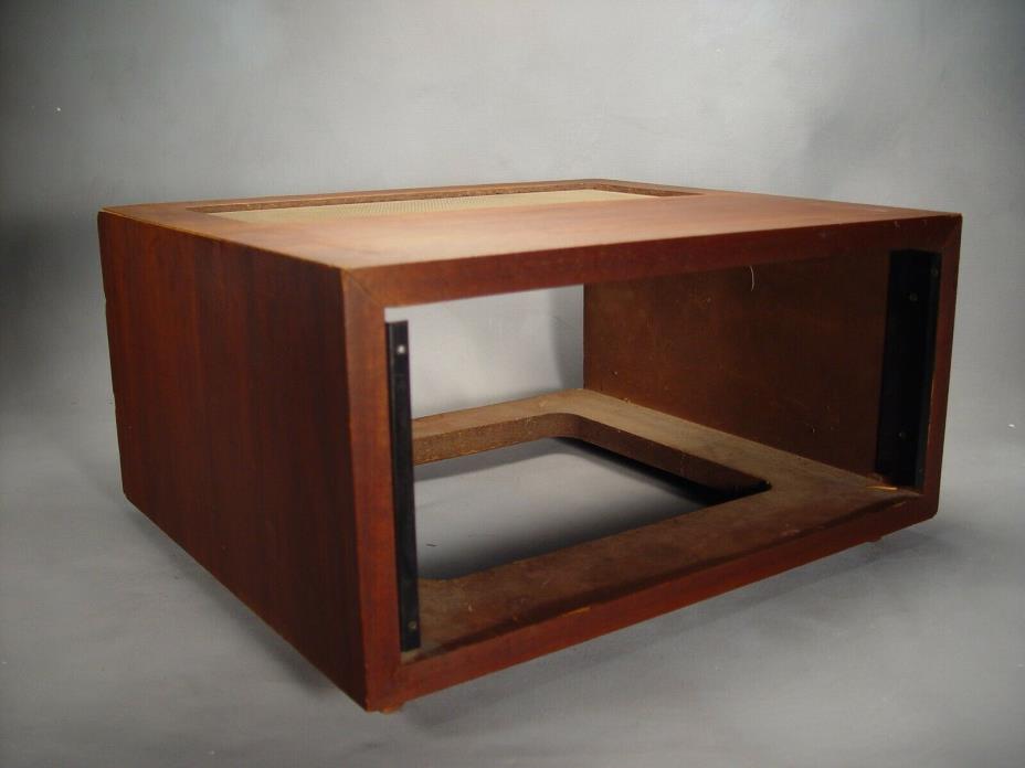Vintage McIntosh Wood Cabinet slant legs and mounting rails ** Large Size * Look