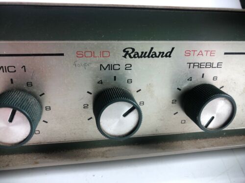 Vintage 1960s Rauland 4030 Solid State Amplifier guitar mic amp