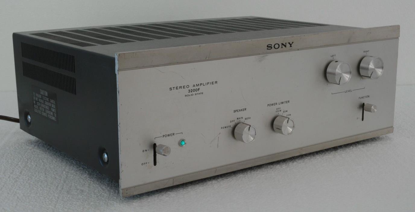 Vintage Sony TA-3200F Power Amplifier : Good Working Condition!!!