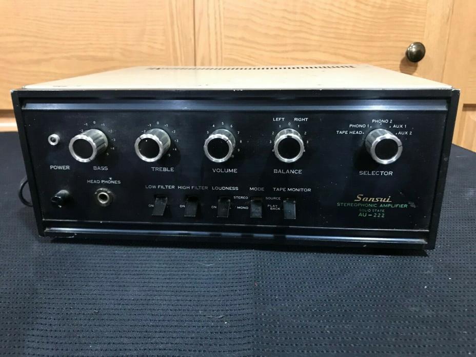 Vintage Sansui Model AU-222 Integrated Amplifier