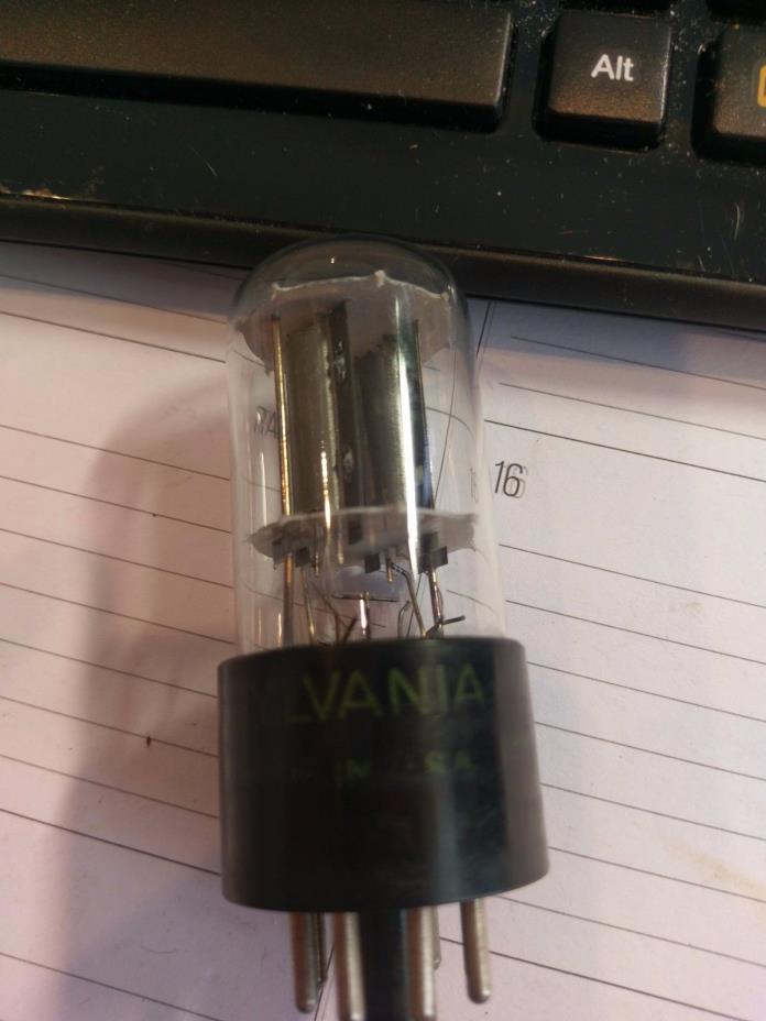 Sylvania Green Print Side Support Rod   12SL7GT   Tested Strong Guaranteed
