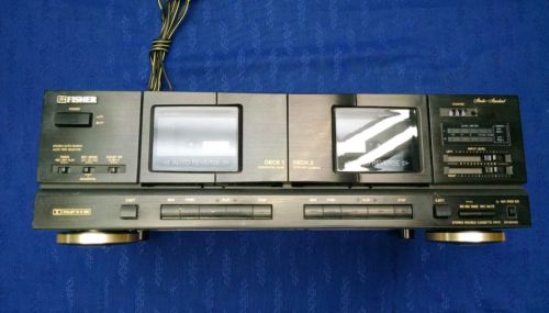 Fisher dual cassette deck stack component CR-W9435