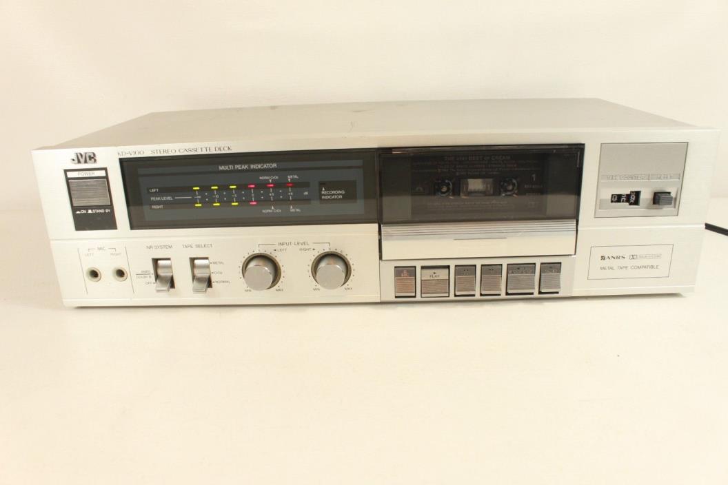 JVC KD-V100C, stereo cassette deck. ANRS.(ref A 987)