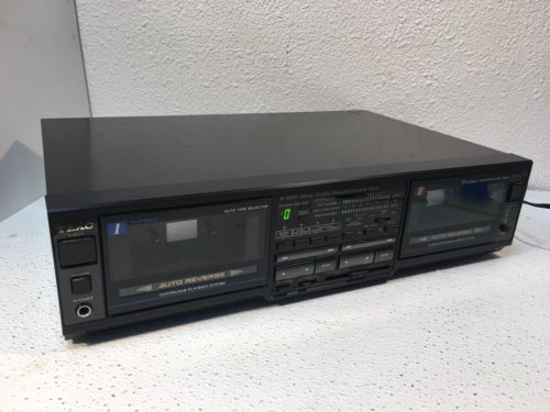 RARE TEAC W-660R COBALT AMORPHOUS HEAD AUTO REVERSE DOUBLE STEREO CASSETTE DECK