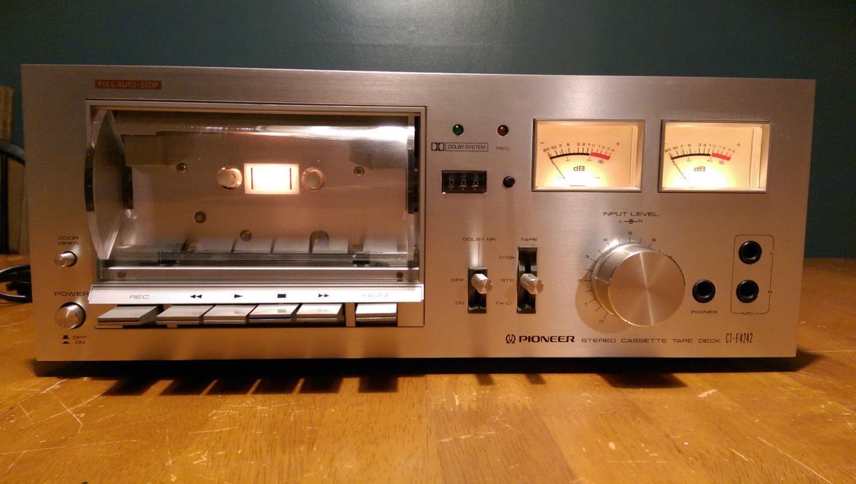 Pioneer CT F4242 Cassette Tape Deck. Tested