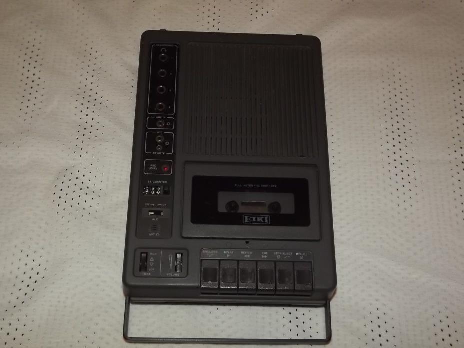EIKI 3279A Cassette Player/Recorder Listening Station - Excellent Condition