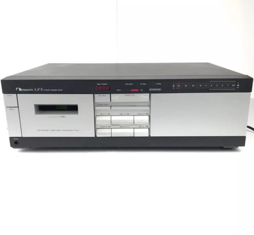 Nakamichi LX-3 cassette tape deck in good condition.