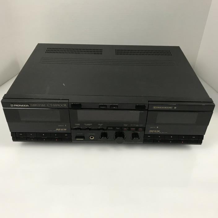 Pioneer CT-W900R Stereo Dual Cassette Deck with Dolby HX Pro Deck Working 5.F3