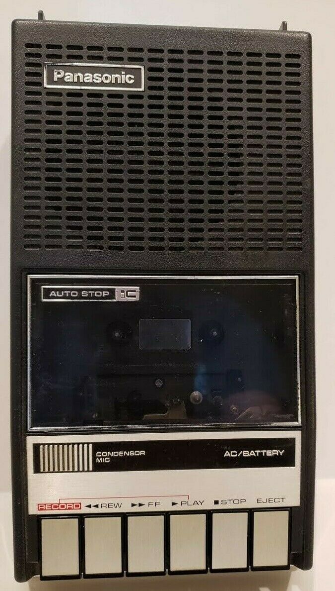 Panasonic RQ-409S Cassette Tape Recorder & Player Slim Line Portable Cord Tested