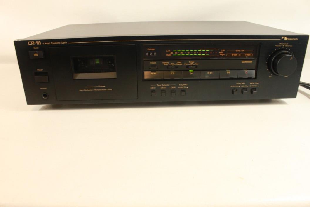 NAKAMICHI CR-1A, stereo cassette deck. (ref B376)