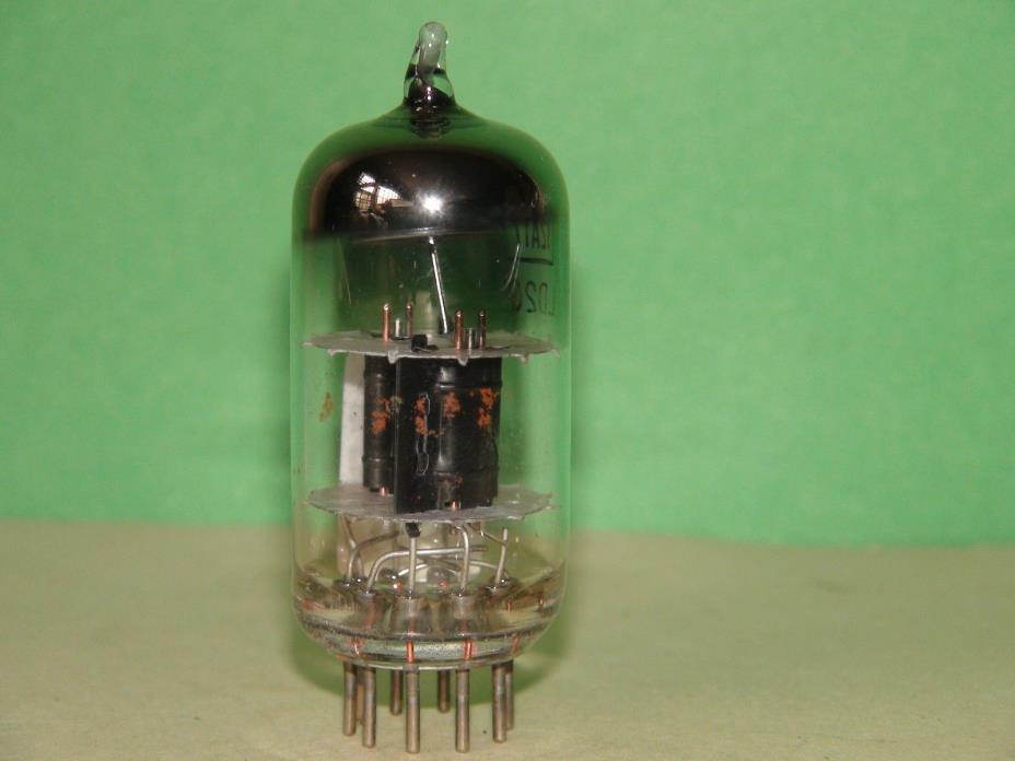 Sylvania 12AT7 ECC81 Black Plates Vacuum Tube Strong & Balanced