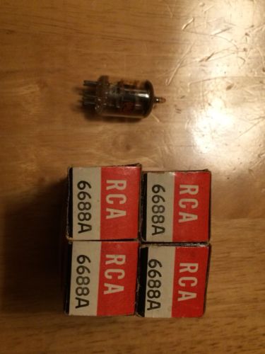 4 NOS NIB RCA 6688A Radio Tubes