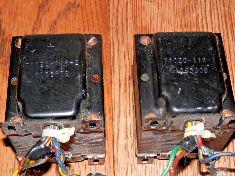 Fisher 400 Tube Receiver Output Transformers T1020 116-1 & 116-2