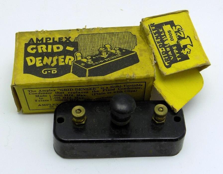 Vintage Electronics: Amplex Grid Denser in Box! FREE SHIPPING!