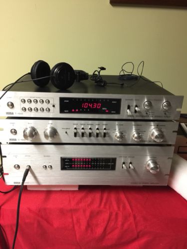 1980 EUMIG T-1000, C-1000, M-1000 AMPLIFIER, PREAMPLIFIER,TUNER - RARE FULL SET!