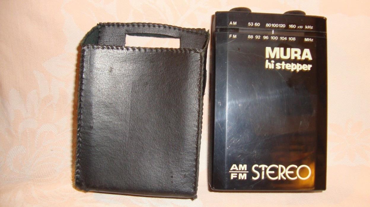 Vintage Mura Hi Stepper HI-3 Personal AM/FM Radio Stereo Receiver