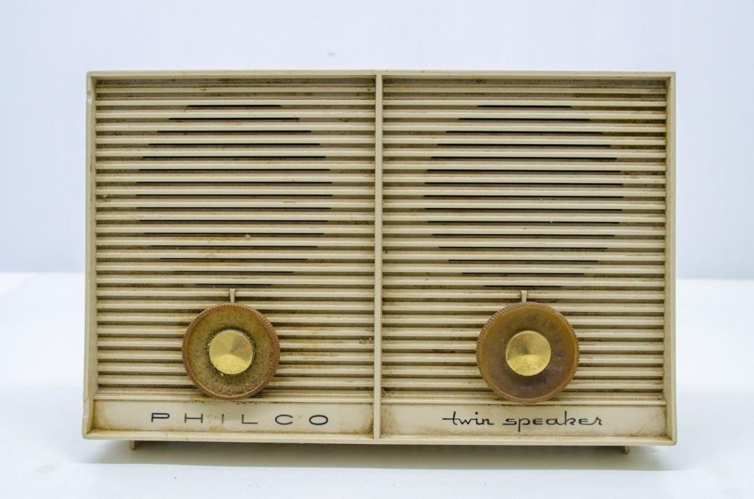 VINTAGE 1950s PHILCO TWIN SPEAKERS