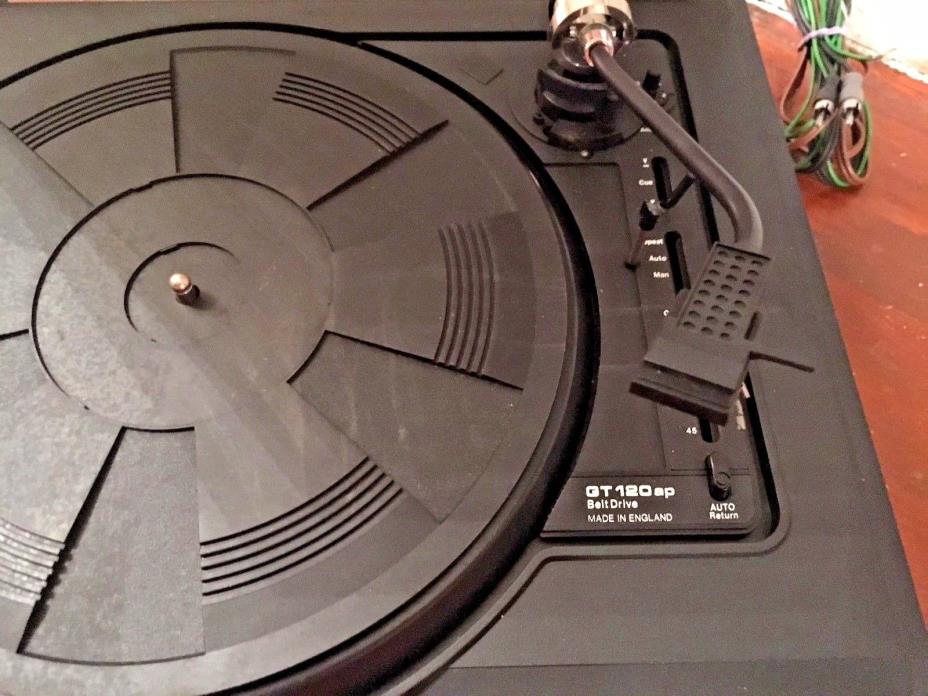 GARRARD GT 120 SP vintage turntable, made in england belt drive, needs repair!