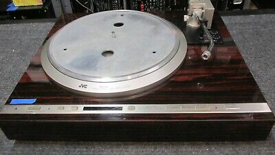 #2 CLEAN Vintage JVC QL-Y5F Quartz Automatic Turntable WORKS Partially - AS IS