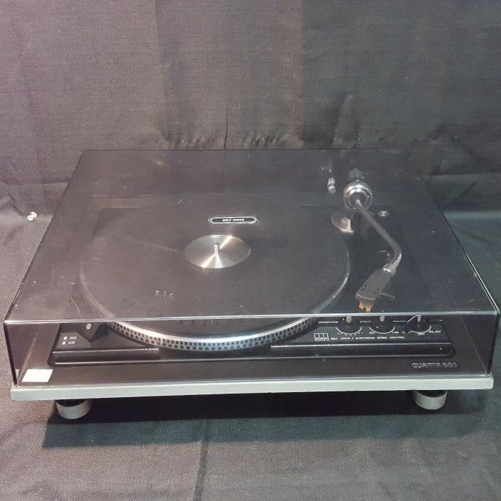 VINTAGE BSA QUANTA 500 Belt Drive / Electronic Speed Control Turntable