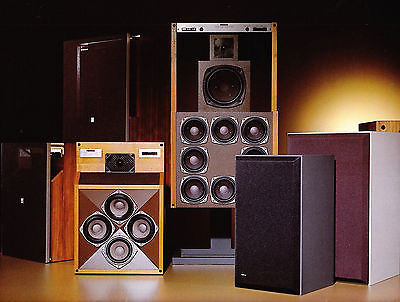 Revox Speaker Line UP for 1980 Audio Showroom Poster 13 x 17 Giclee print