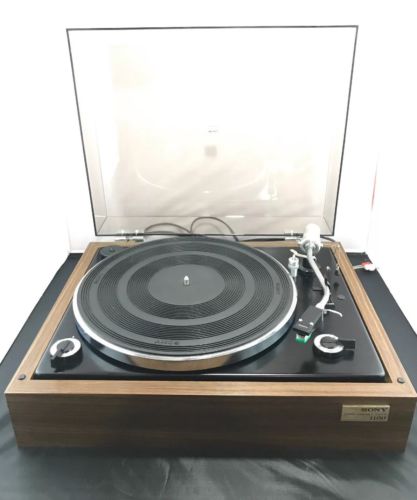 Sony Turntable Vintage Model PS-1100 Record Player New Needle Tested Works