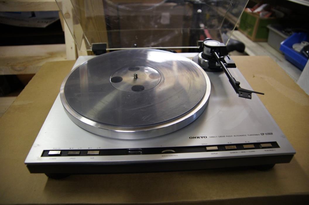 Onkyo CP-1130F Direct Drive Fully Automatic Turntable - Power, Turns, No Needle