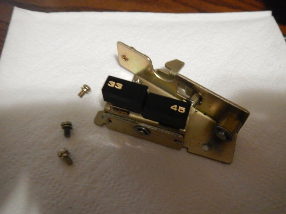 Pioneer PL-50 Stereo Turntable Parting Out Speed Selector