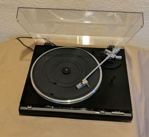 Vintage GE Quartz Direct Drive Fully Automatic Turntable Very Nice Record Player