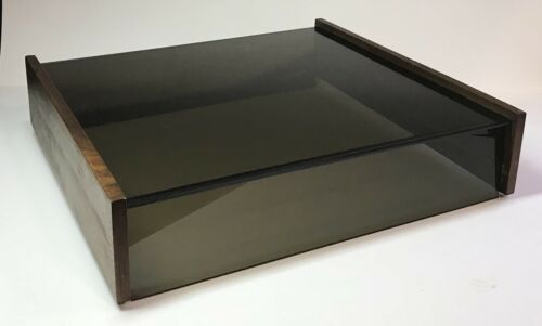 Vintage Dual 1019 Wood And Plexiglass Turntable Dust Cover