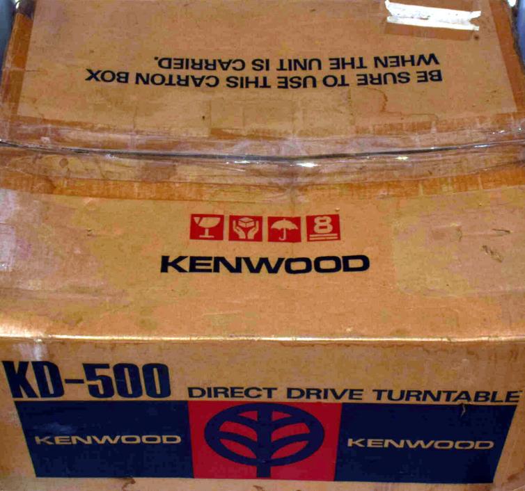 NEW IN BOX KENWOOD KD-500 Direct Drive Turntable.