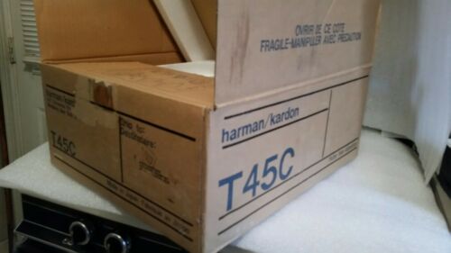 Harman/Kardon T45-cTurntable with Stabilizer, sold as parts, in box less cart.