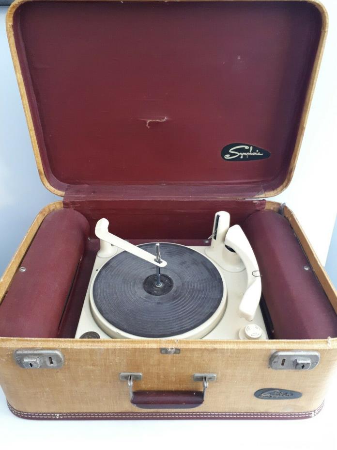 Portable turntable - Symphonie - 1950's