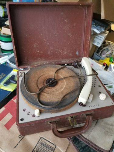 Philco Vintage Suitcase Record Player