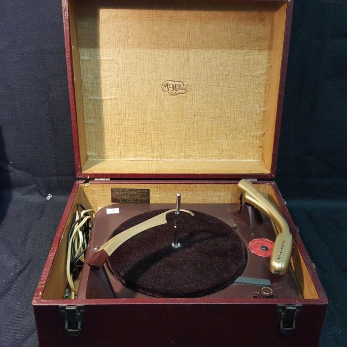 VINTAGE V-M Model 960 TRI-O-MATIC Float Changer Record Player