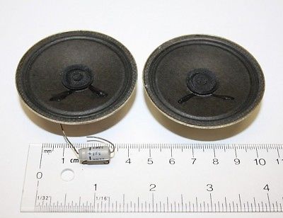 Pair of Vintage 1960's 8 Ohm 3