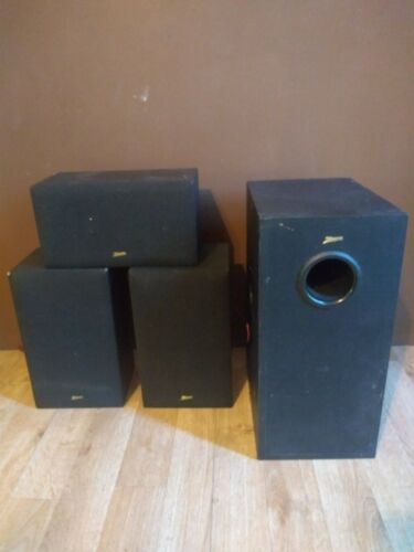 Zenith Vintage 2 Way Speakers System & subwoofer srw711b srf711b src711b sound