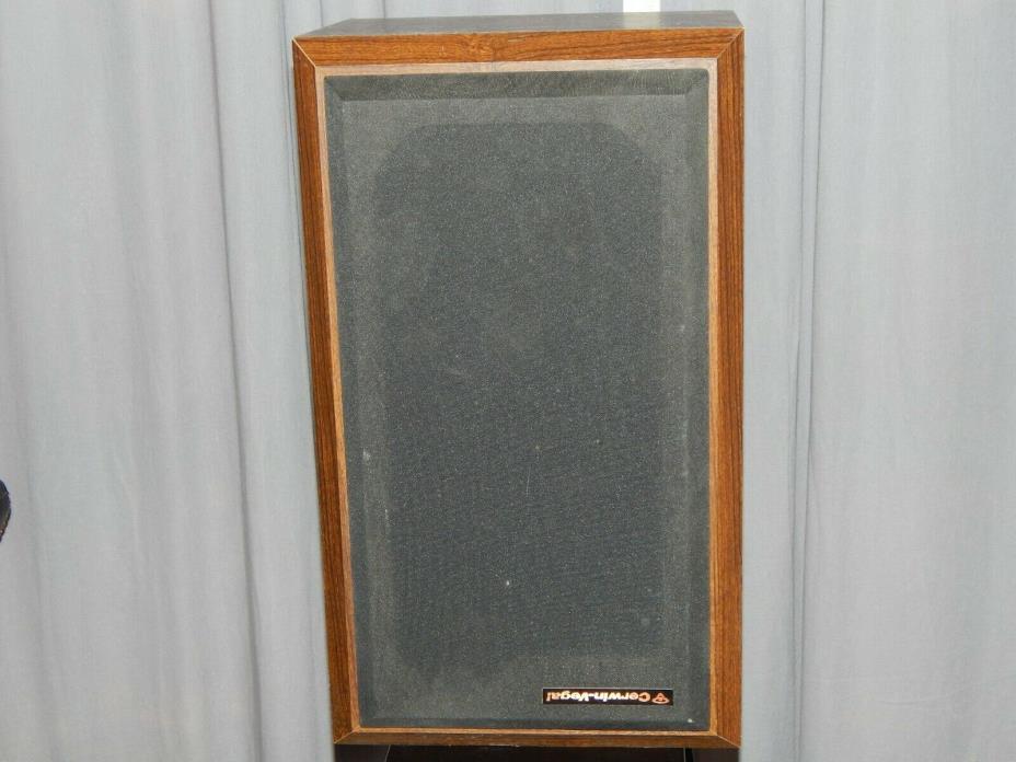 Vintage Cerwin Vega AT-8  2-way Bookshelf / Main Speaker Sounds Fantastic!