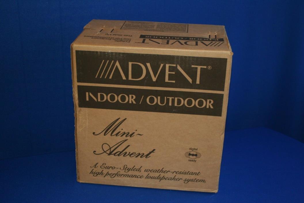 Mini Advent Speakers Indoor Outdoor BRAND NEW!