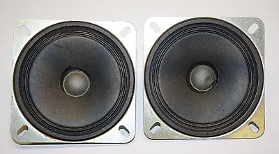 Vintage Pair of 8 Ohm 3 1/2