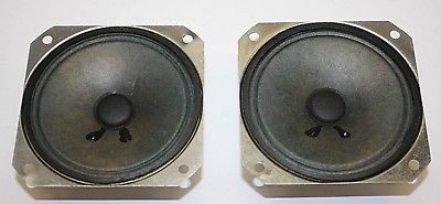 Vintage Pair of 8 Ohm 3 1/2